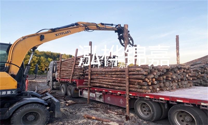 打護(hù)坡松木樁施工視頻-保障道路安全，提升城市形象！